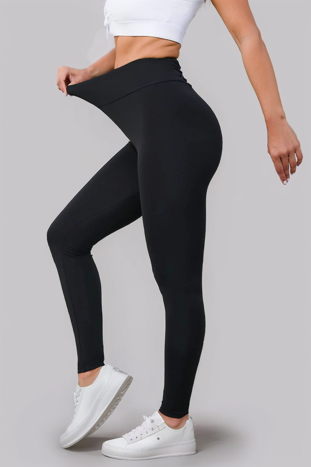 High waisted tummy control leggings online